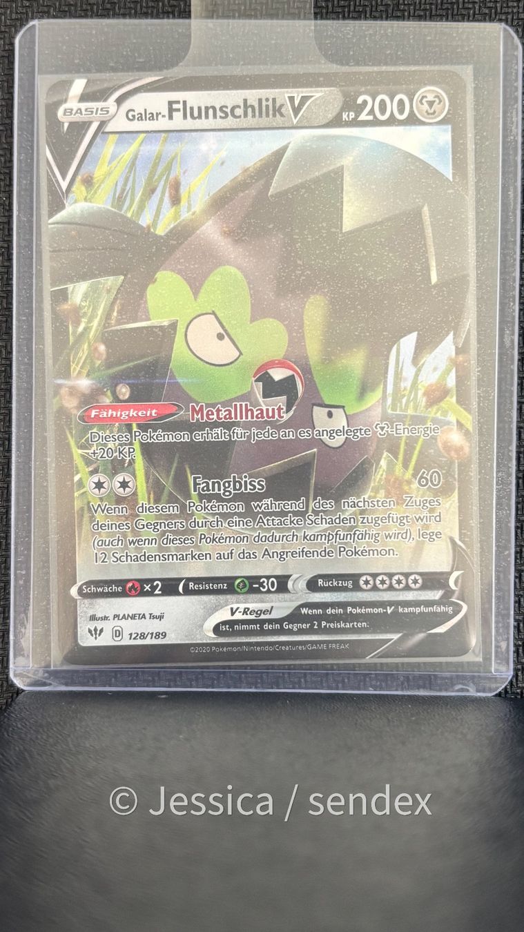 Pokémon Carte collezionabili: Galar-Flunschlik V (DAA DE 128/189) – Nuovo (secondo la descrizione) da Herisau venduto da jes_q9mj