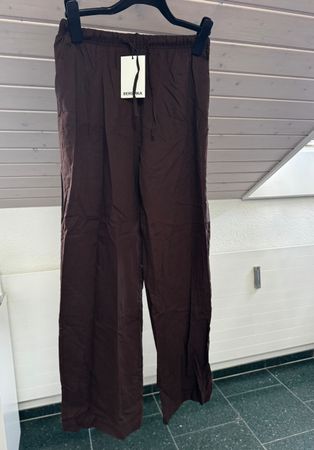 Leinenhose braun