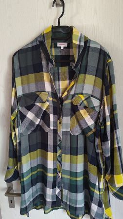 Flanellbluse S'Oliver Oversized Gr. 48