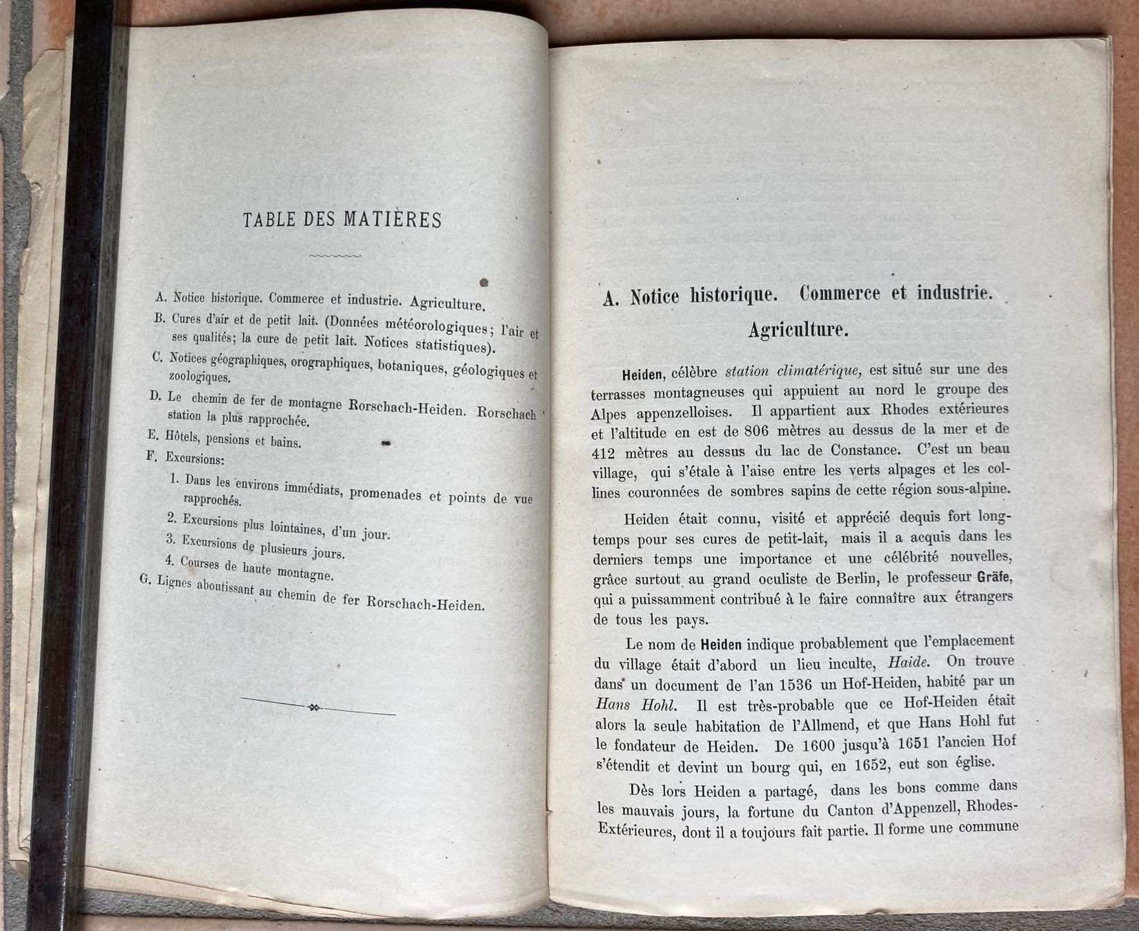 Bücher: Heiden et le chemin de fer Rorschach-Heiden - 1880 – Gebraucht aus Versoix von Decapod 1