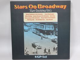 6 LP Vinyl Box Stars On Broadway Golden 50's Various
