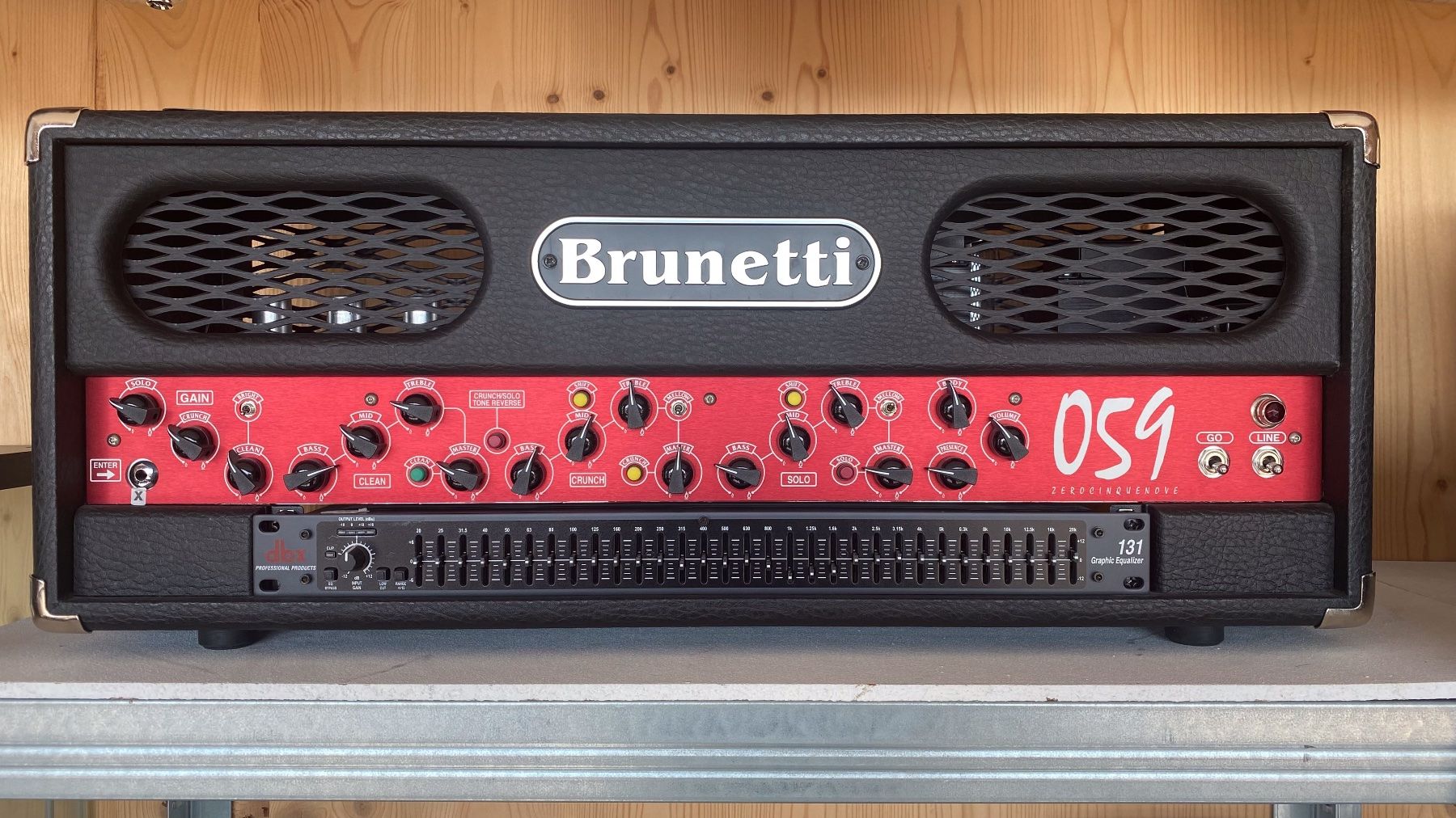 Amplificatori: Brunetti 059 RED, tête d'ampli 100W tout tubes – Usato da GLAND venduto da FunkyTime