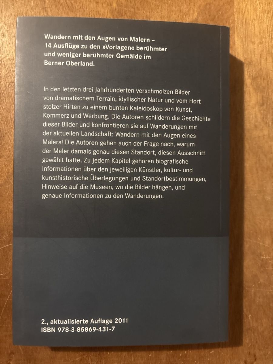 Libri: Wandern wie gemalt, Berner Oberland – Usato da Zürich venduto da WWehrle 1