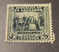 El Salvador 1924 alte briefmarke