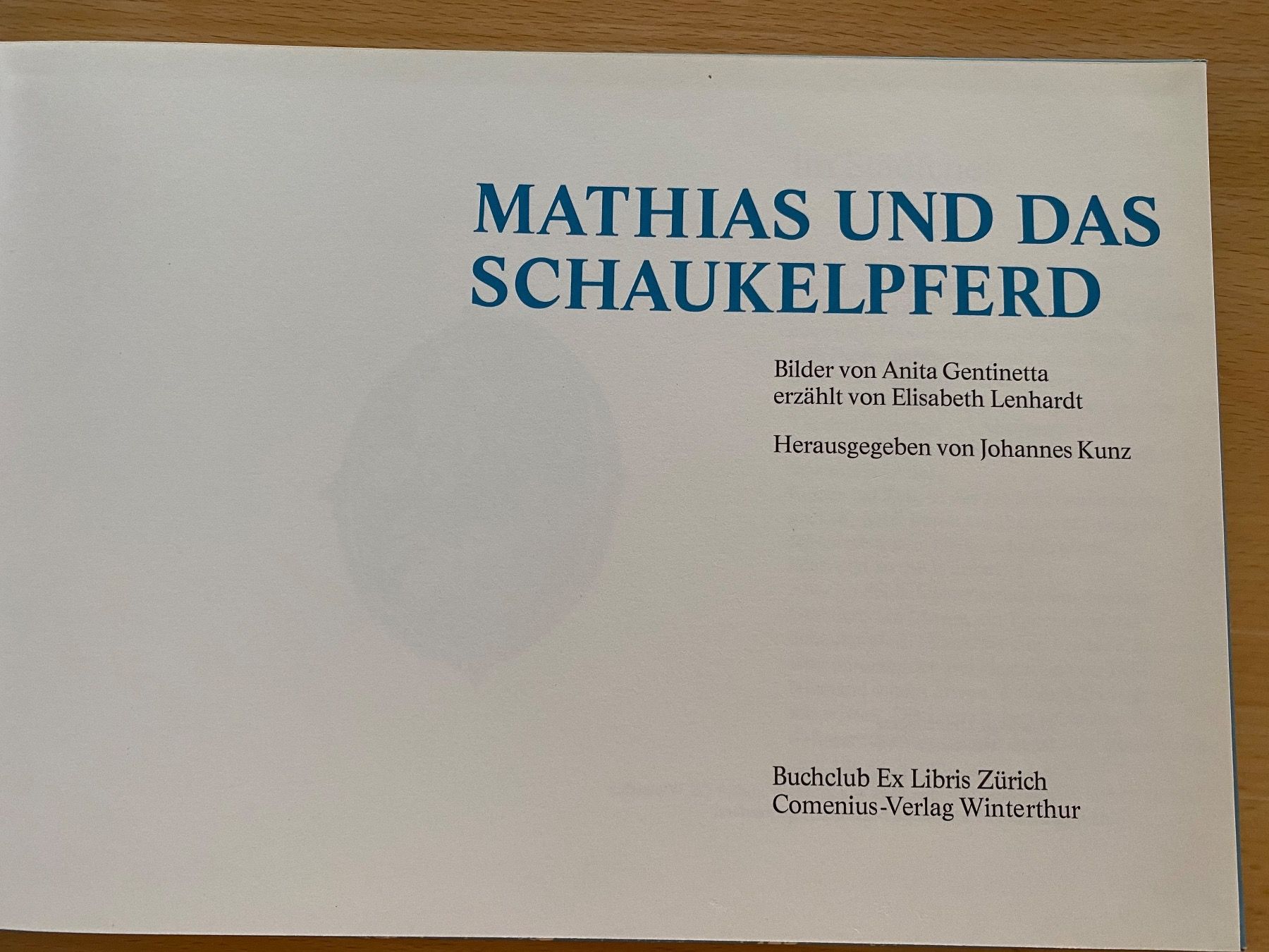 Libri: Mathias und das Schaukelpferd - A.Gentinetta/E.Lenhardt – Usato da Schwarzenburg venduto da Michellu 3