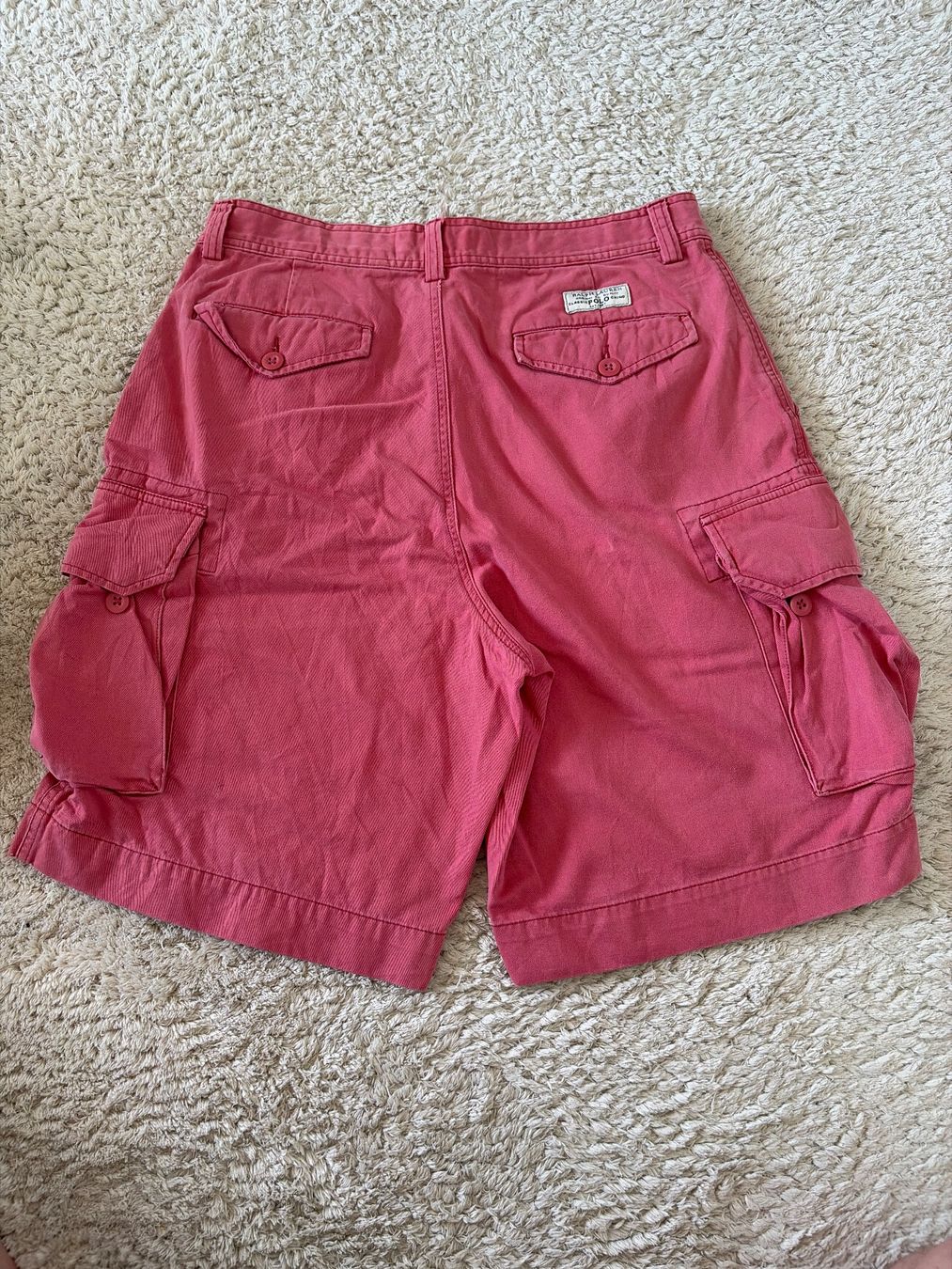 Ralph Lauren Pantaloni: Short Cargo Ralph Lauren Rouge - W33 – Nuovo (secondo la descrizione) da Hauterive NE venduto da Leo_o