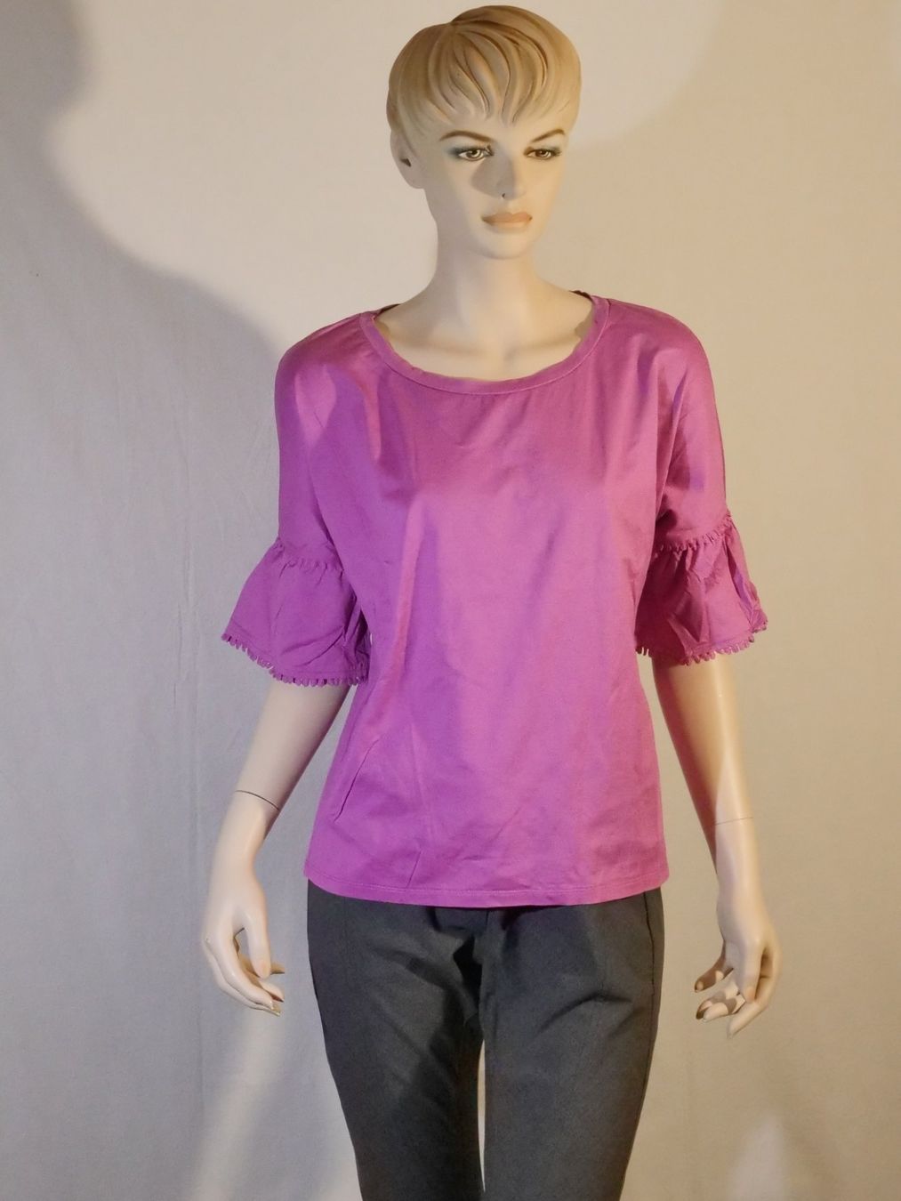 Max Mara T-Shirts: Max Mara Shirt / Halbarmshirt fuchsia Gr. S – Gebraucht aus Lustmühle von Glatisant 7