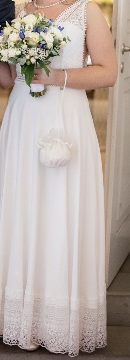 Vestiti: Brautkleid weiss Spitze Gr. 36 – Usato da St. Gallen venduto da mon_7snp 2
