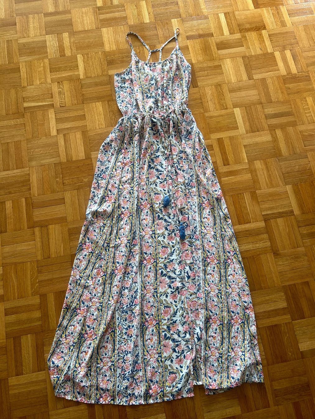Pepe Jeans Kleider: Pepe Jeans Ronette Printed Maxi Kleid Gr. S – Gebraucht aus Genève von sunandwind 1