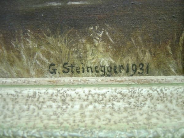 Dipinti: Antikes Gemälde, Steinegger – Usato da Bure venduto da 1319 2