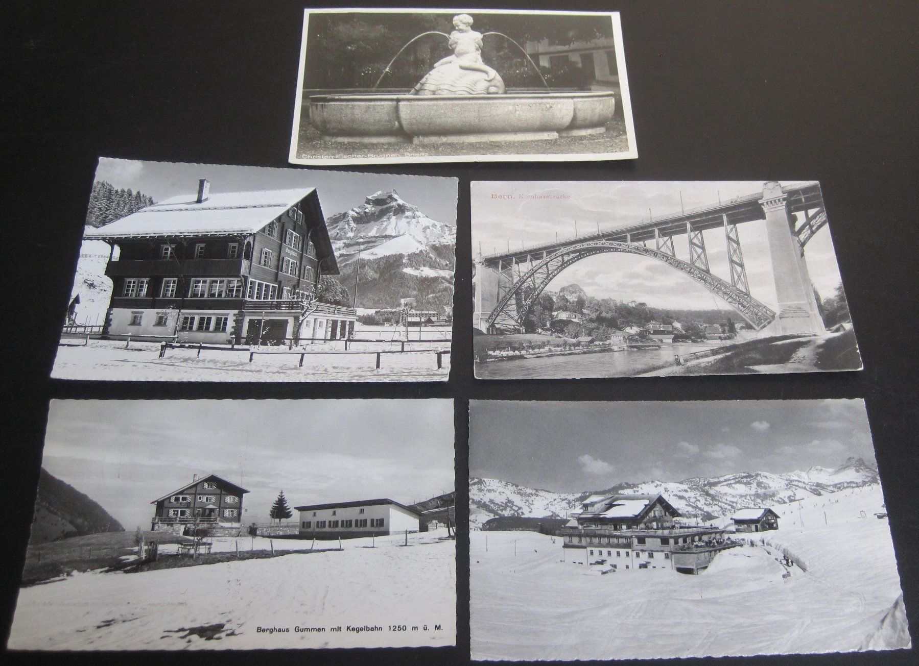 Cartes postales: Schweiz 5 verschiedene alte Ansichtskarten – D'occasion à Waltenschwil par lehrblaetz55