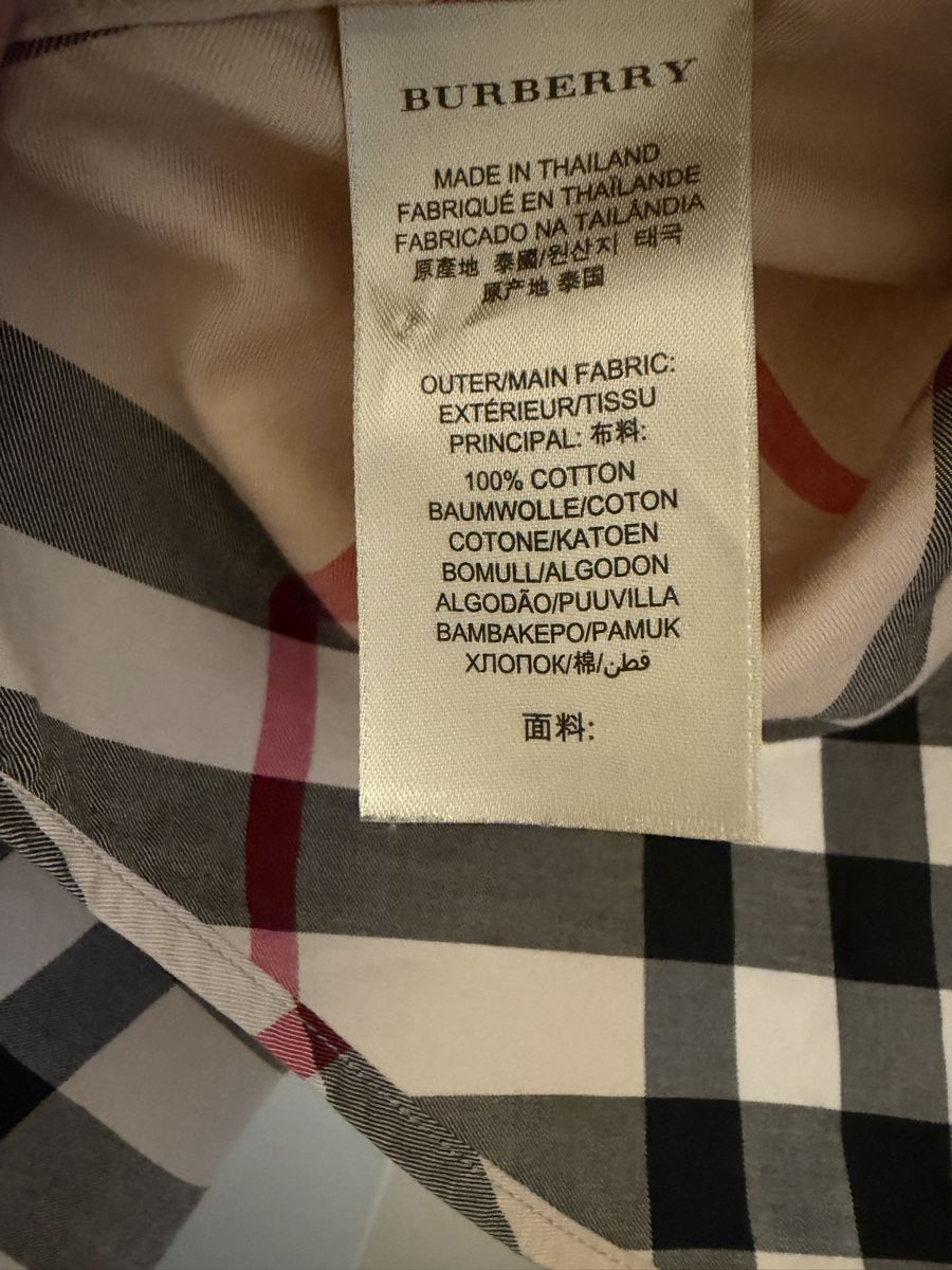 Burberry Camicie: Burberry Hemd Kurzarm Nova Check XL Original – Usato da Kreuzlingen venduto da immerfairmoney 4