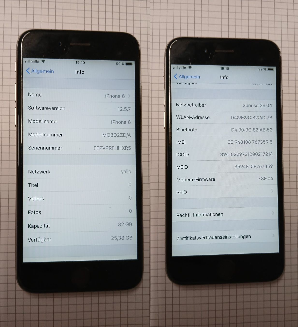 Apple Telefoni cellulari / Smartphones: Apple Iphone 6 / A1586 / 32 GB / iOS 12.5.7 / #124 – Usato da Adlikon b.Regensdf venduto da ChriZ86 3