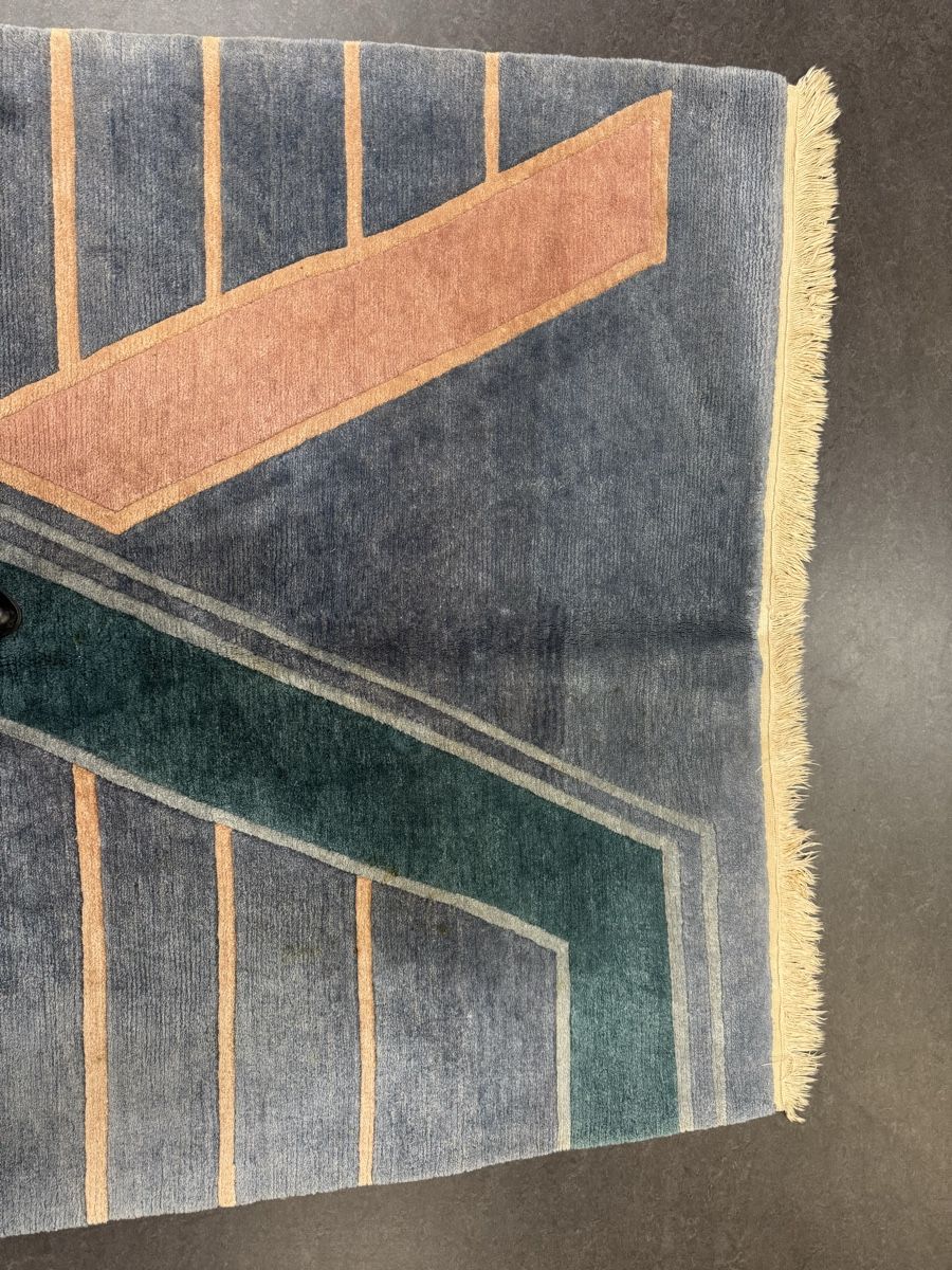 Tappeti: Nepal, Tibeter, moderner Teppich mit geometrischem Muster. – Usato da Liestal venduto da nani054 3