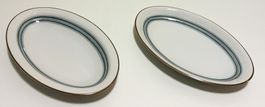 2 Porzellan Schalen weiss Langenthal 1930/31 - Art Déco