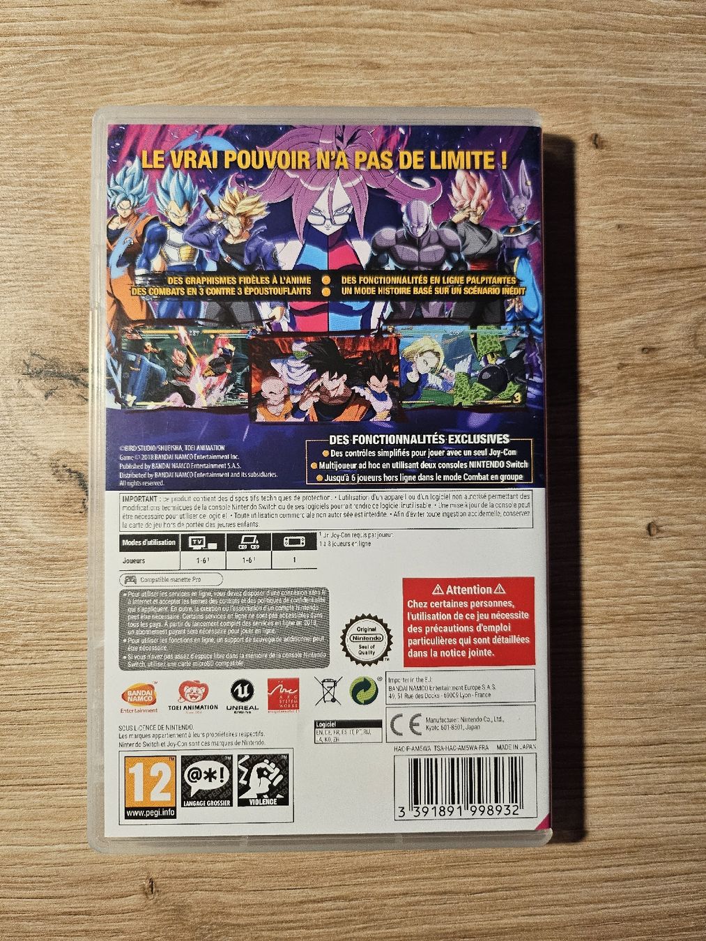 Spiele: Dragon ball Fighter Z Switch – Gebraucht aus Poliez-le-Grand von enz_8vrj 1