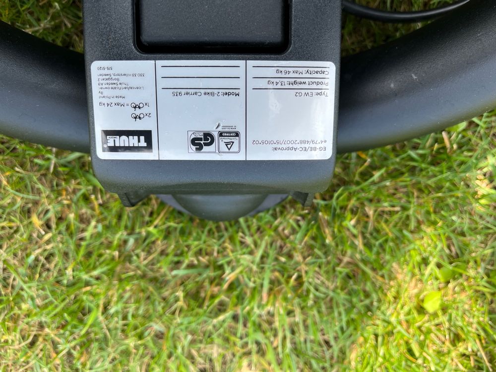 Thule Haltearm 51164 für 2. Rad Heckträger 922 946 EuroClassic EuroWay