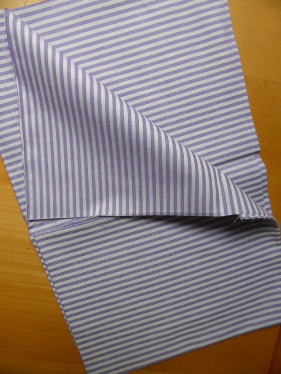 Restenstoff bw 54 x 64 cm lila gestreift ch textil neu gem ss