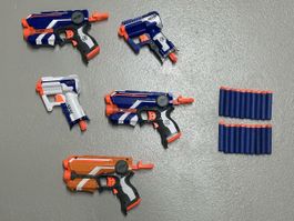 NERF Elite Set – 5 Blaster inkl. 20 Darts
