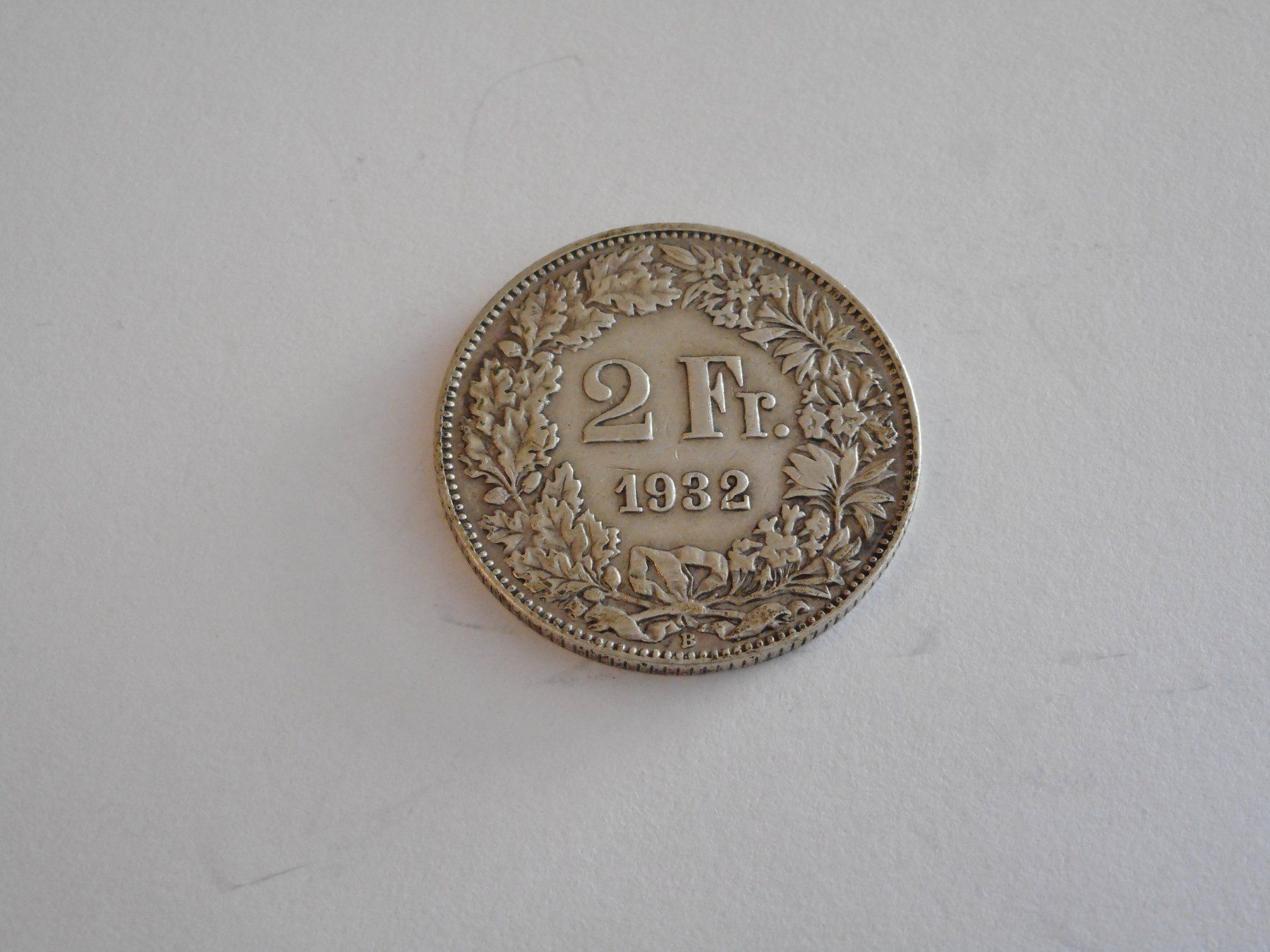Tutti le monete: Pièce de 2 Fr. Suisse en argent de 1932 – Usato da Carouge GE venduto da bemol_007