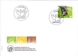 2004 FDC Tierschutz        KW 10.00