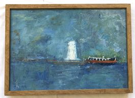 Ruth Steinegger (1917-2012) - Ölgemälde - "Acheron"