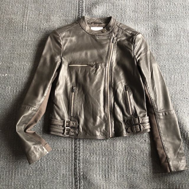 Mango Giacche: Lederjacke taupe S – Nuovo (secondo la descrizione) da Bennau venduto da Fury3