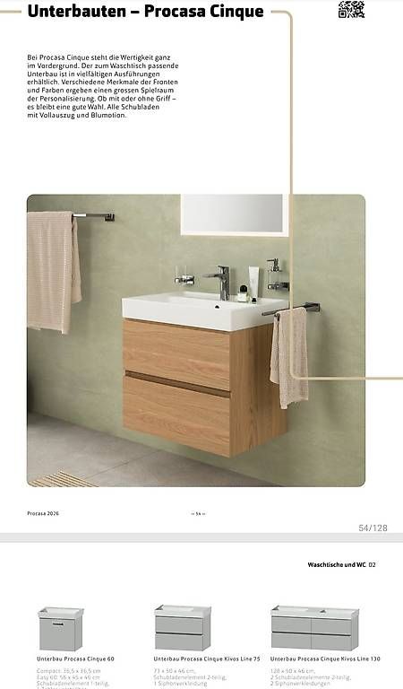 Mobili per bagno: Waschtischmöbel – Nuovo e nell'imballaggio originale da Flums venduto da kat_67hg