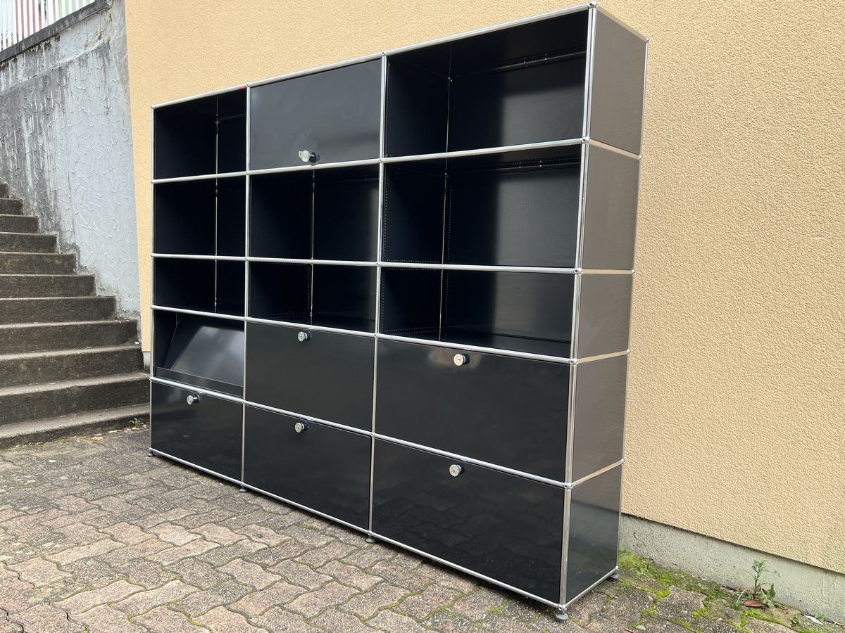 Regale: USM Haller Sideboard Schwarz 3x5 – Gebraucht aus Dietikon von Kumar_Occasionen 2