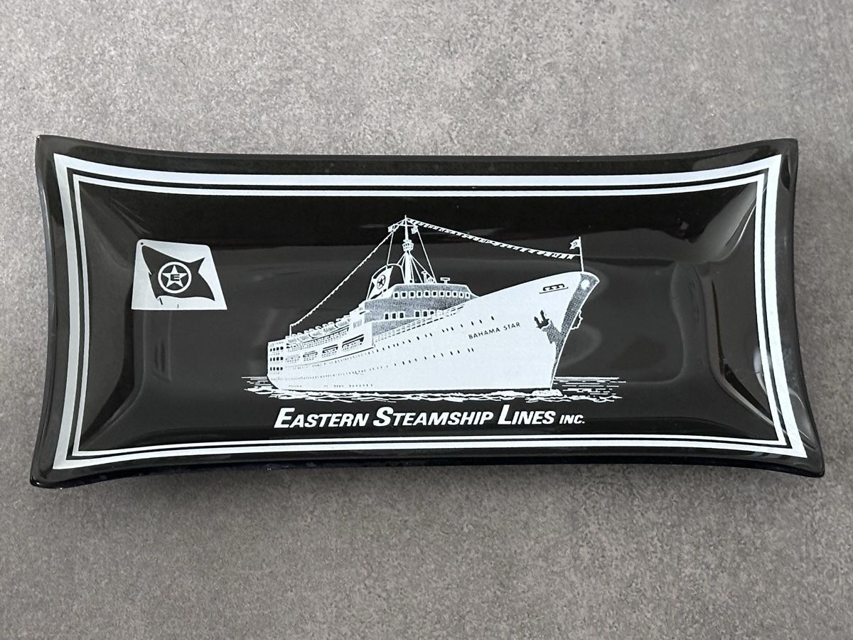 Portacenere: Aschenbecher Eastern Steamship Lines - Dampfer BAHAMA STAR – Usato da Steffisburg venduto da bwt56