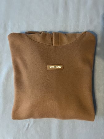 Sixth June Hoodie Braun in Gr. L