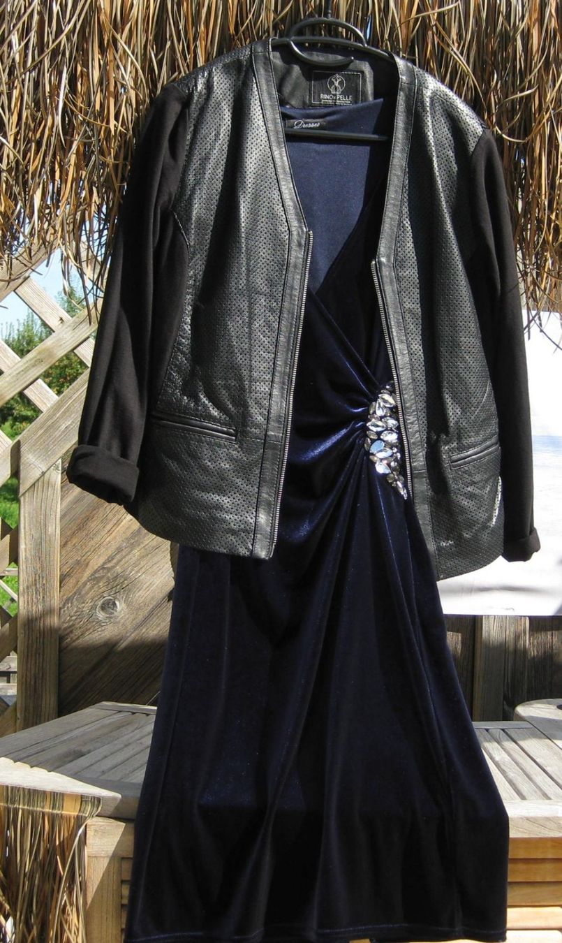 Kleiderpakete: Set echt Leder Jacke und Kleid Gr.42/M/L – Neu (gemäss Beschreibung) aus Steinmaur von Daka36 3