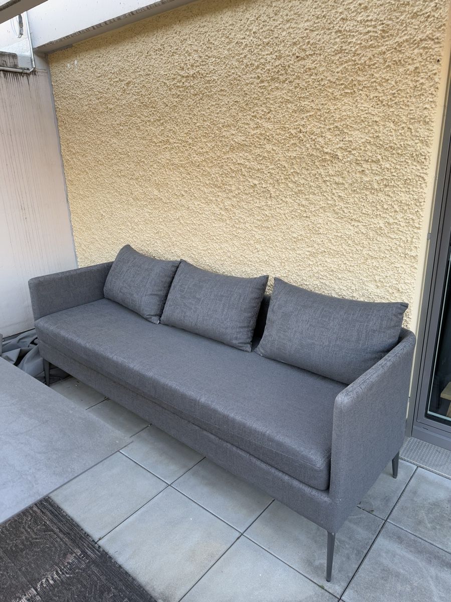 Set di tavolo e panche: Denova Gartenlounge mit Tisch, Sofa & 2 Stühlen – Usato da Zürich venduto da izzy_20
