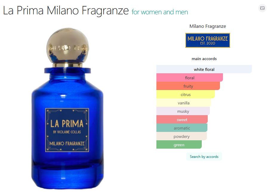 Parfum & Eau de Toilette: Milano Fragranze La Prima Sample/Probe 1-10ml – Neu (gemäss Beschreibung) aus Marly von springcloud247 2