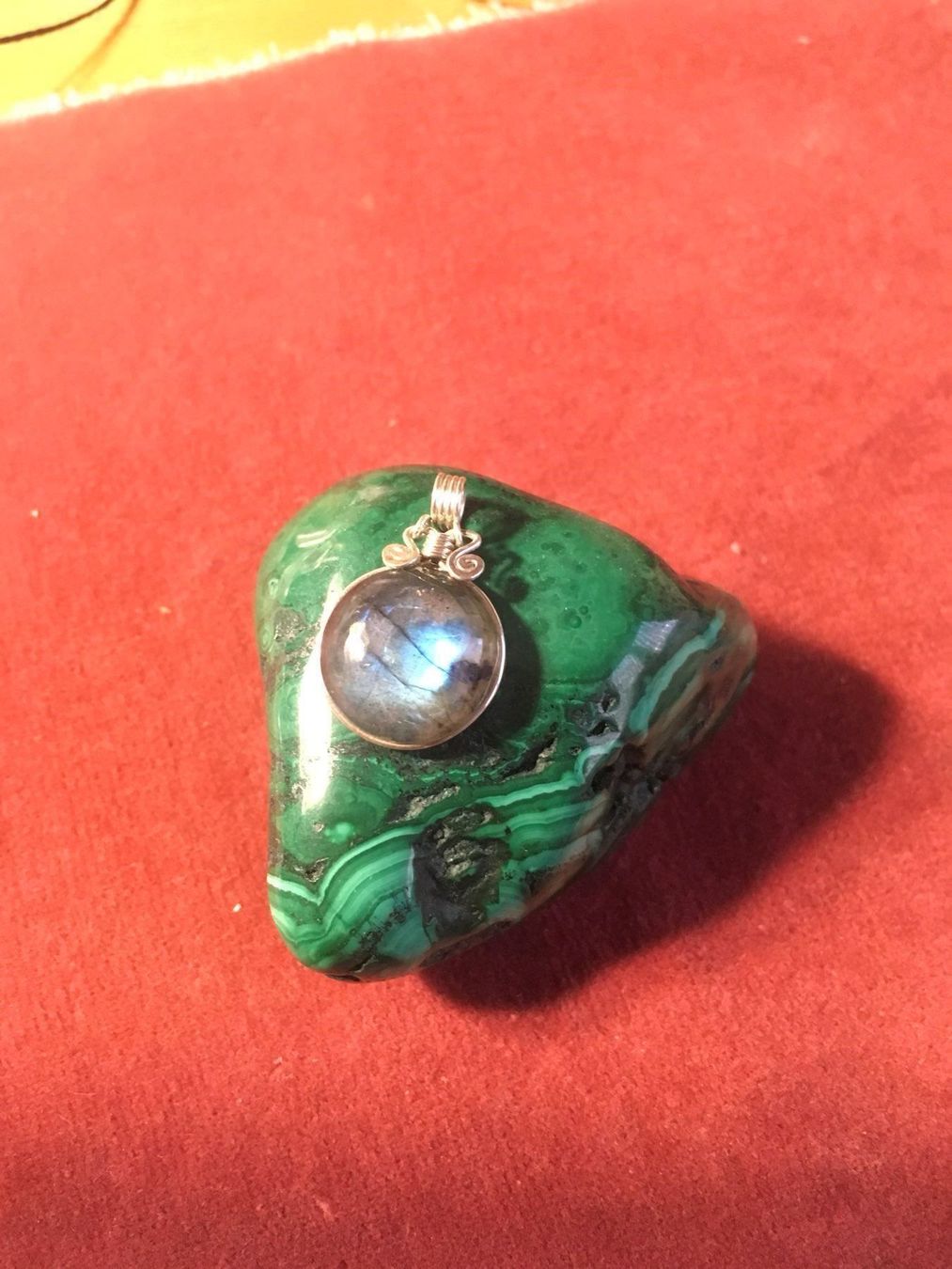 Ciondoli: Labradorit aus Indien Anhänger – Nuovo e nell'imballaggio originale da Zürich venduto da MEVAS-Schmuck 2