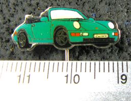 PORSCHE CARRERA CABRIO AUTO ANSTECKNADEL VINTAGE