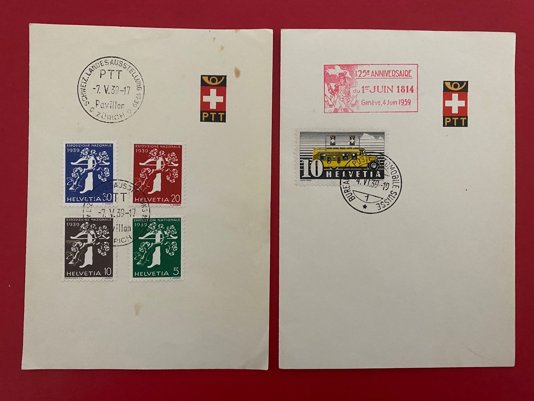 Tutti i francobolli: Timbres - Souvenir PTT – Usato da Petit-Lancy venduto da Solcarm