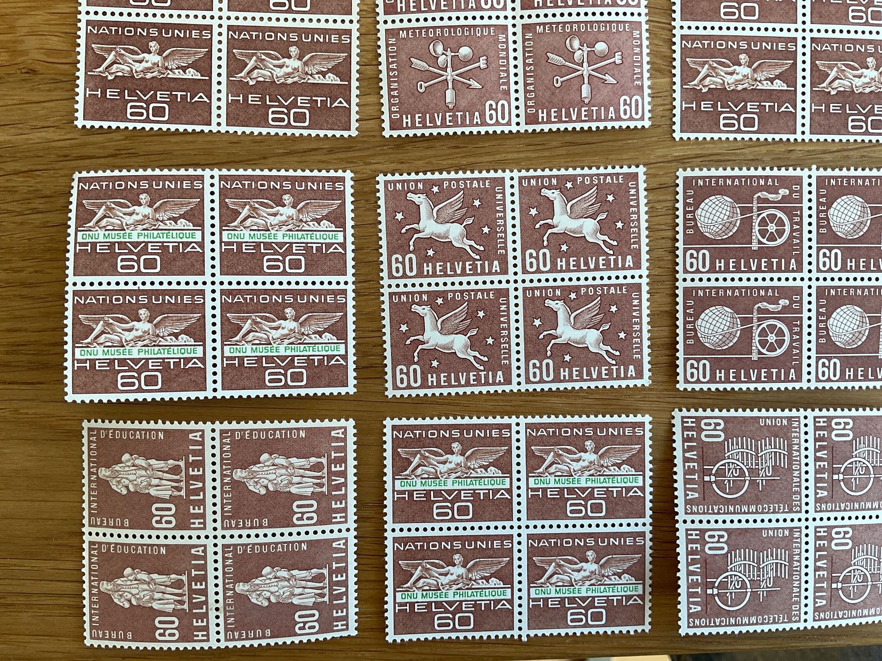 Tutti i francobolli: 60Fr Ämter Frankaturware ungestempelt postfrisch Sammlung – Nuovo (secondo la descrizione) da Wil SG venduto da Chefsugus 3