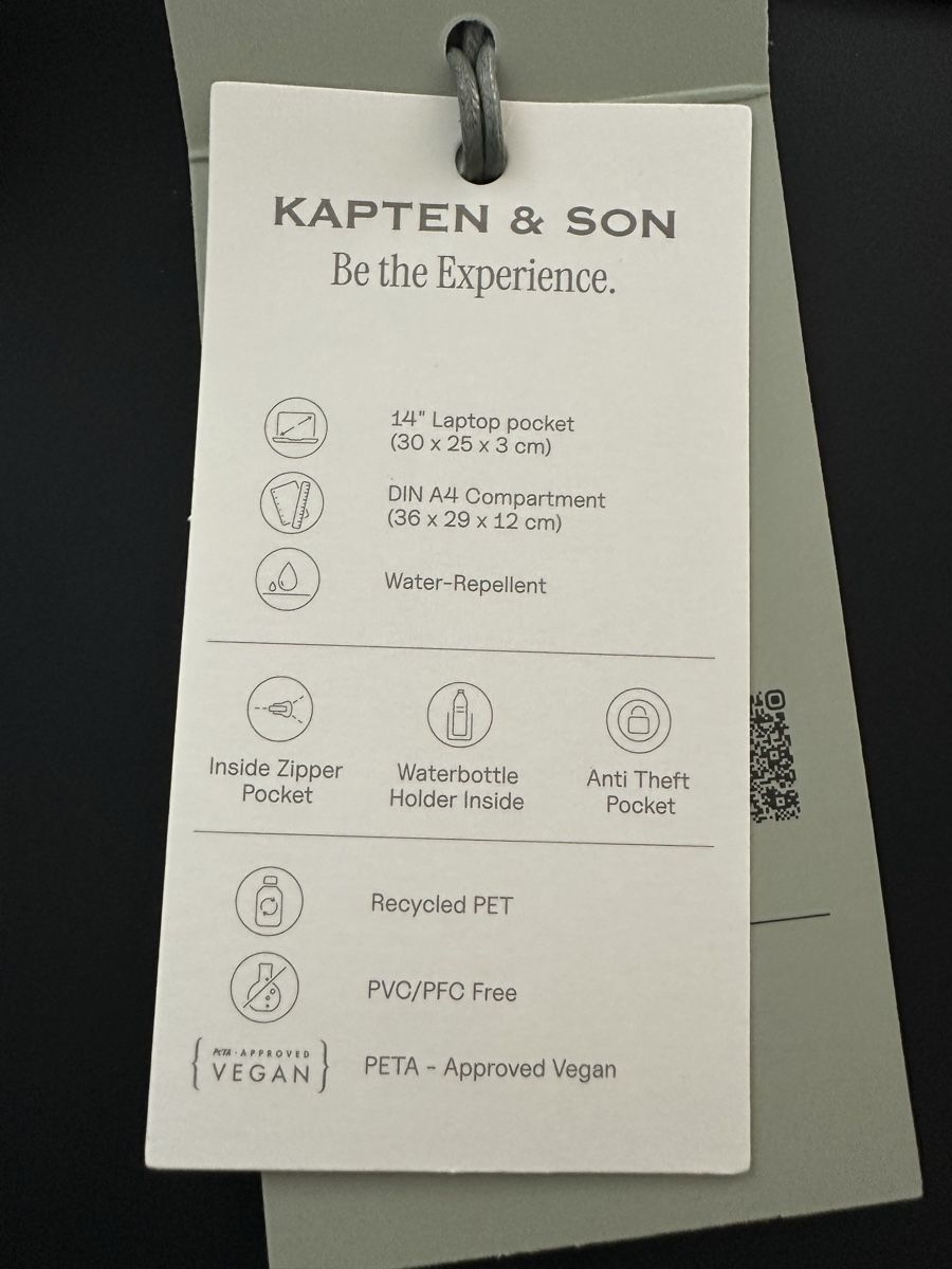Kapten & Son Rucksäcke: KAPTEIN & SON Rucksack Tromoso neu – Neu und originalverpackt aus Wetzikon ZH von oez_fl2f 3