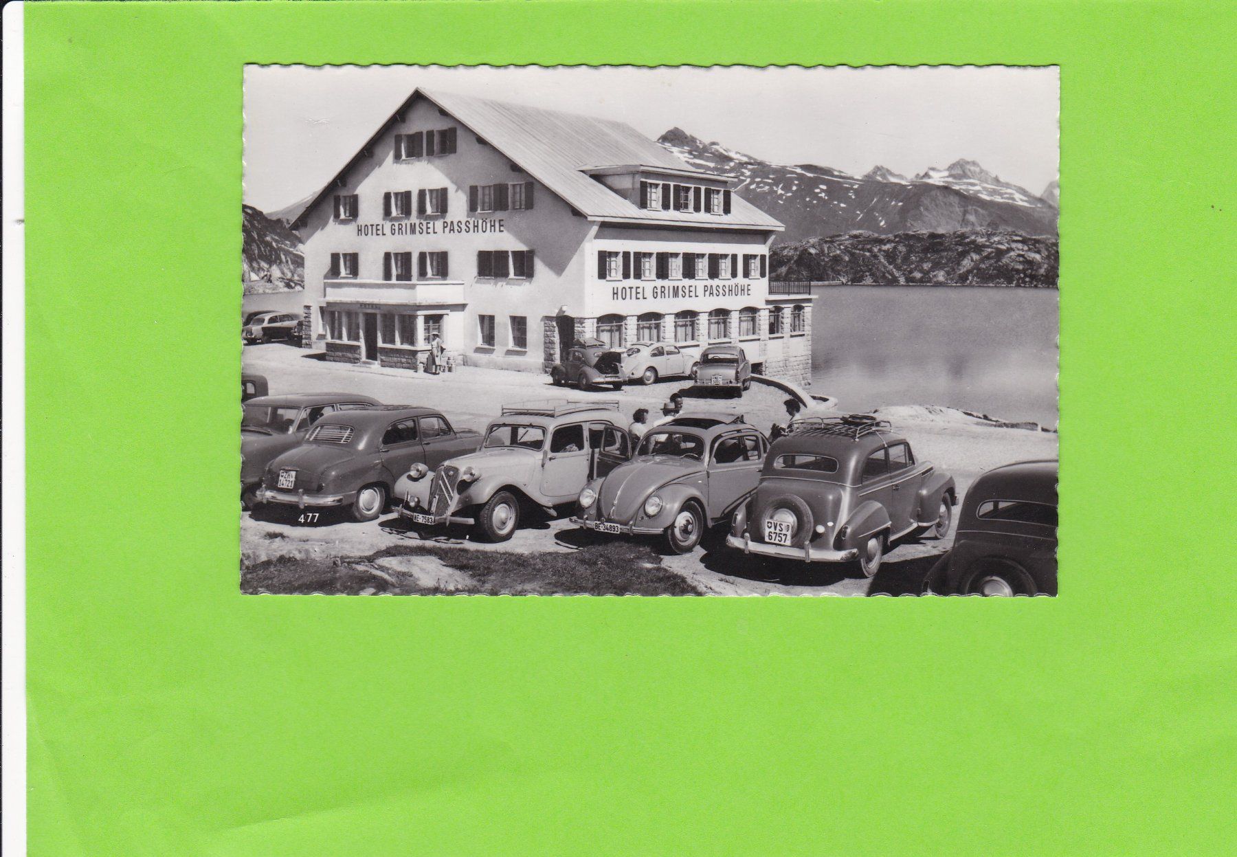 Cartes postales: Hotel Grimsel-Passhöhe--Oldtimer – D'occasion à St. Peterzell par neckertal