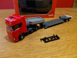 Herpa Scania CS mit Tiefgangauflieger 1:87