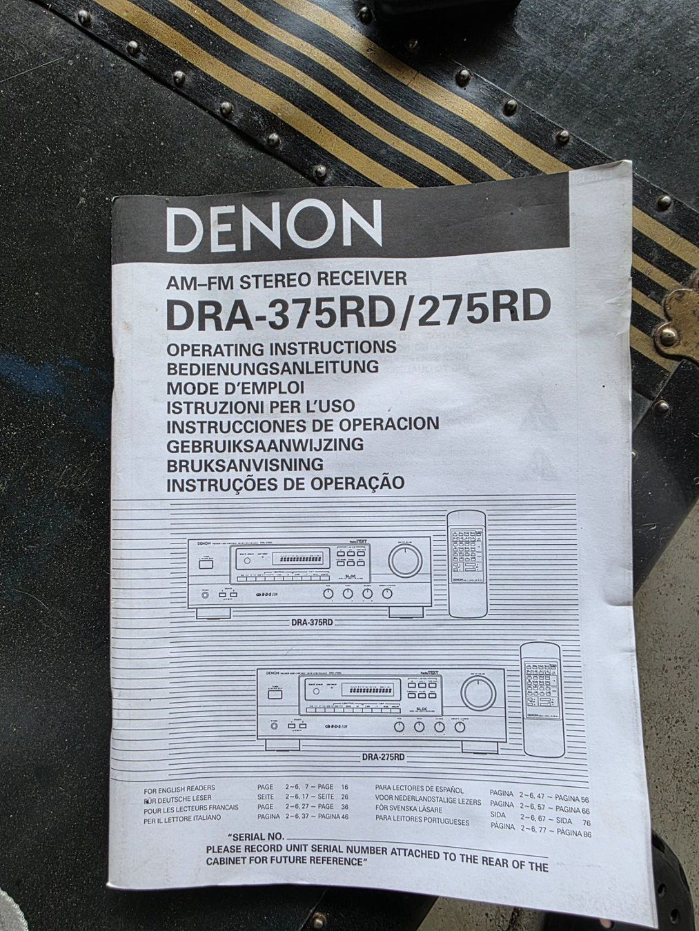 Denon Receiver: Denon Receiver DRA-375RD – Gebraucht aus Walterswil BE von Lonitti 1