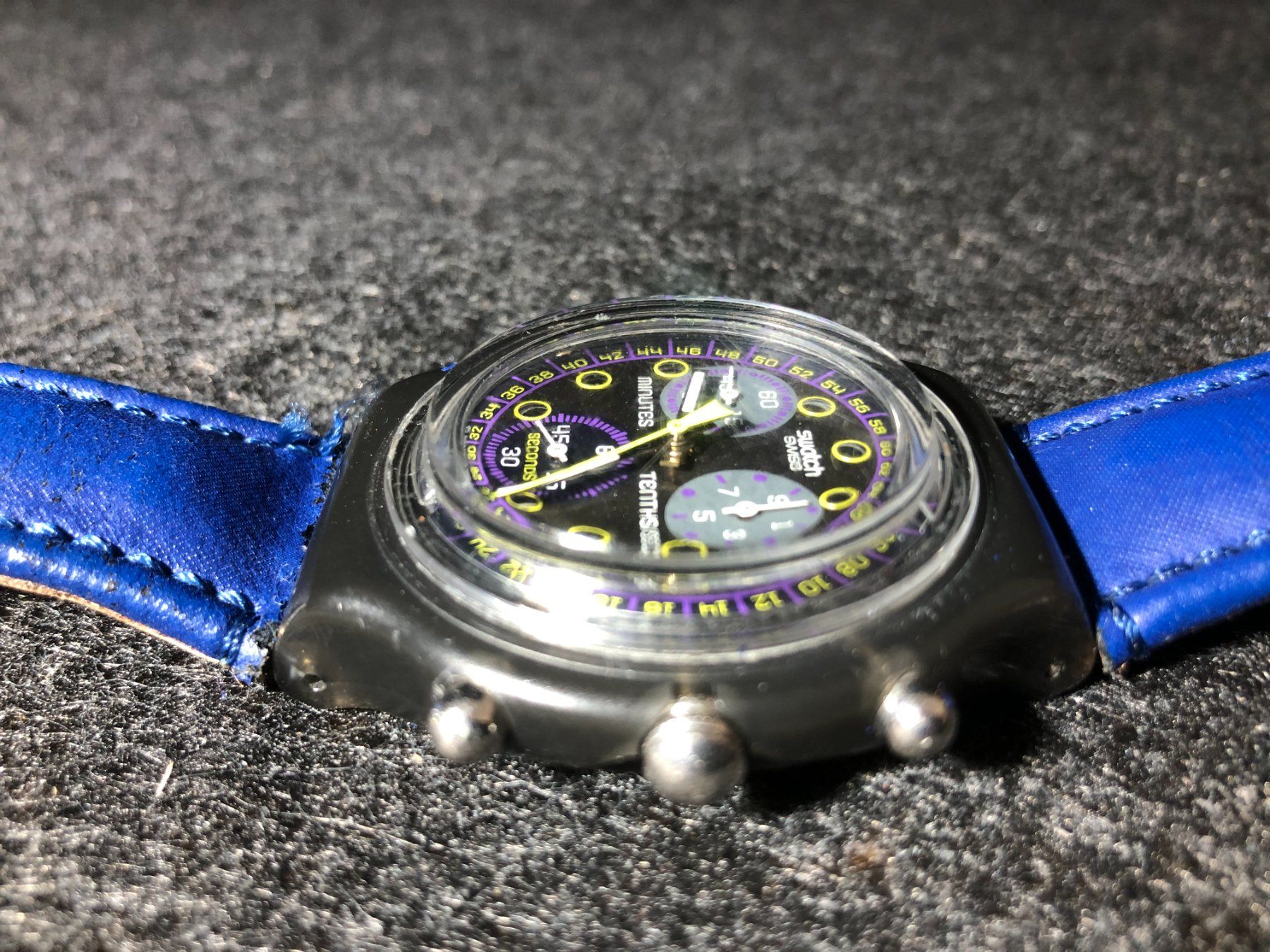 Swatch Uhren: Swatch chrono. 1996. ETA V8 – Gebraucht aus Saignelégier von Dubois_Vintage 6