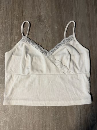 Shein Spitze Top Weiß Größe S 