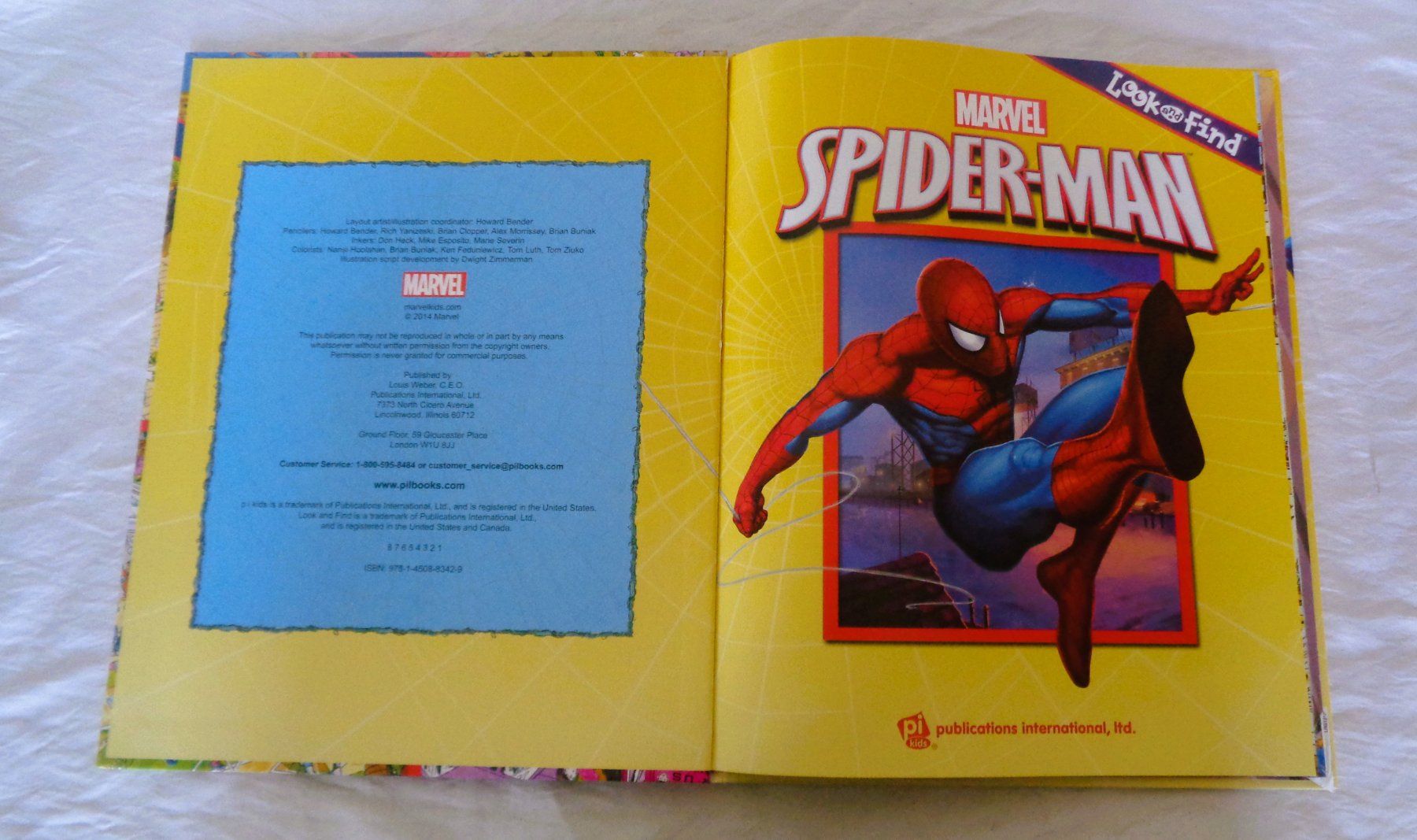 Libri: Marvel Spider Man / Wimmelbuch englisch / Look and Find – Usato da Bellach venduto da JingleJerry 2