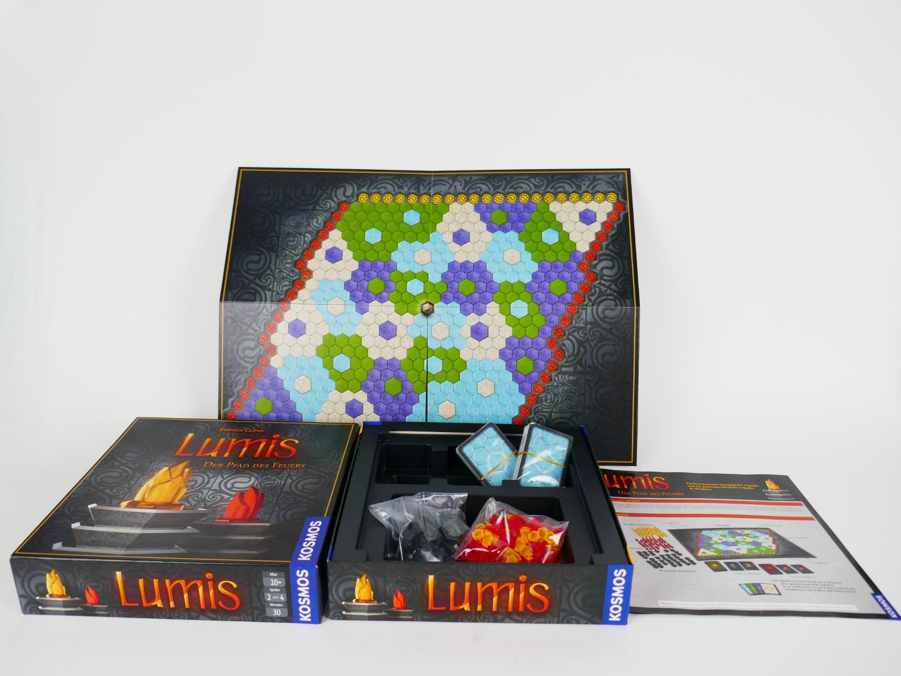 Kosmos Giochi: Lumis - Der Pfad des Feuers Brettspiel – Usato da Urtenen-Schönbühl venduto da Restwert_Schoenbuehl 5