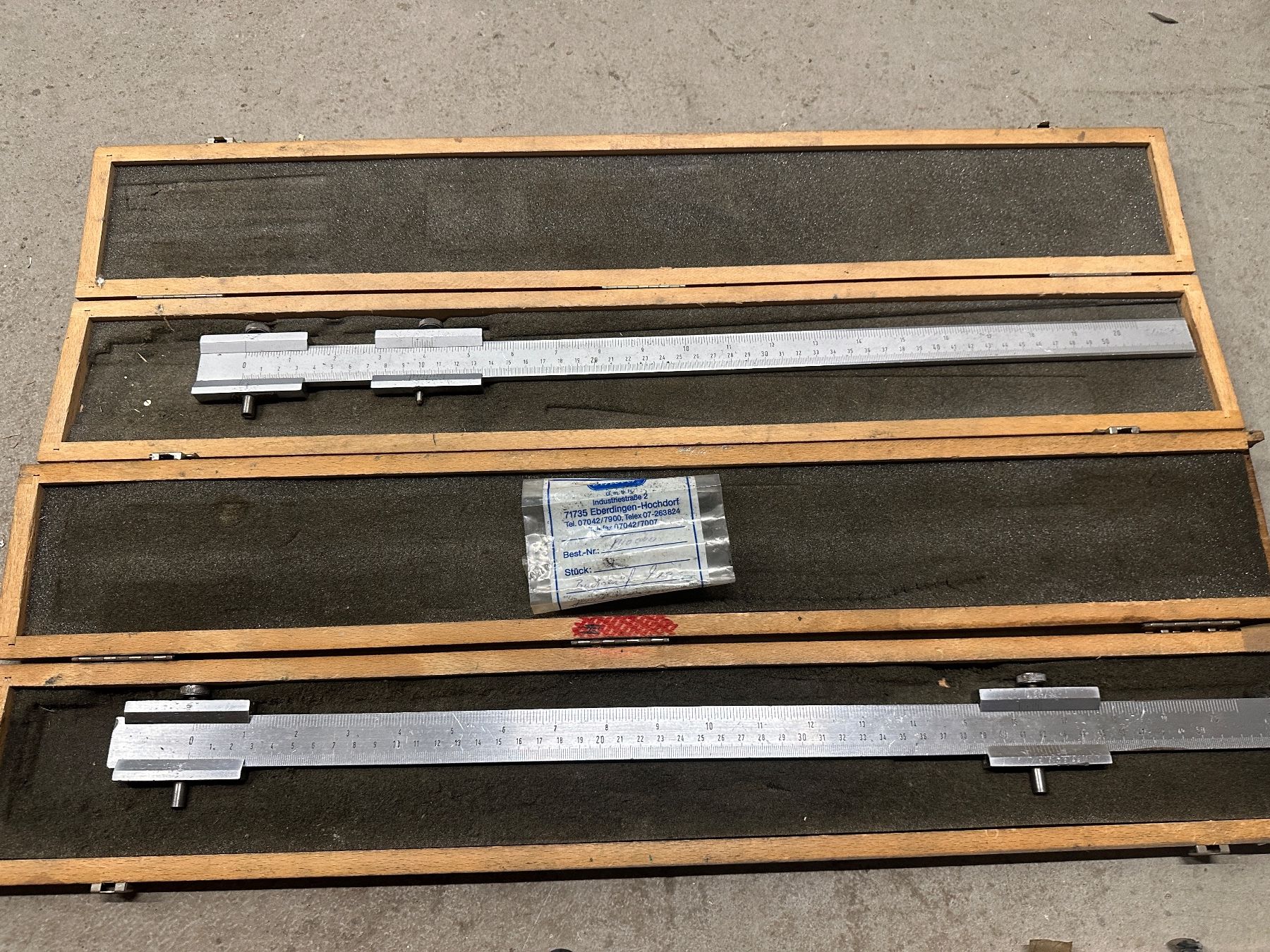 Misurare: Werkstattmessschieber Schober Schiebelehre 500mm - 2 Stück – Usato da Staufen venduto da Moogybee
