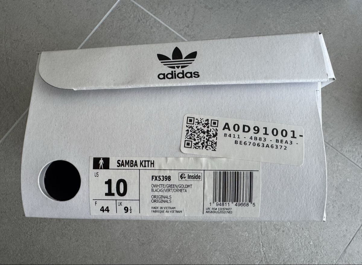 Adidas Herrenschuhe: Adidas Samba Kith Classics OG - Taille 44 - occasion – Neu (gemäss Beschreibung) aus Colombier NE von the_yq7x 7