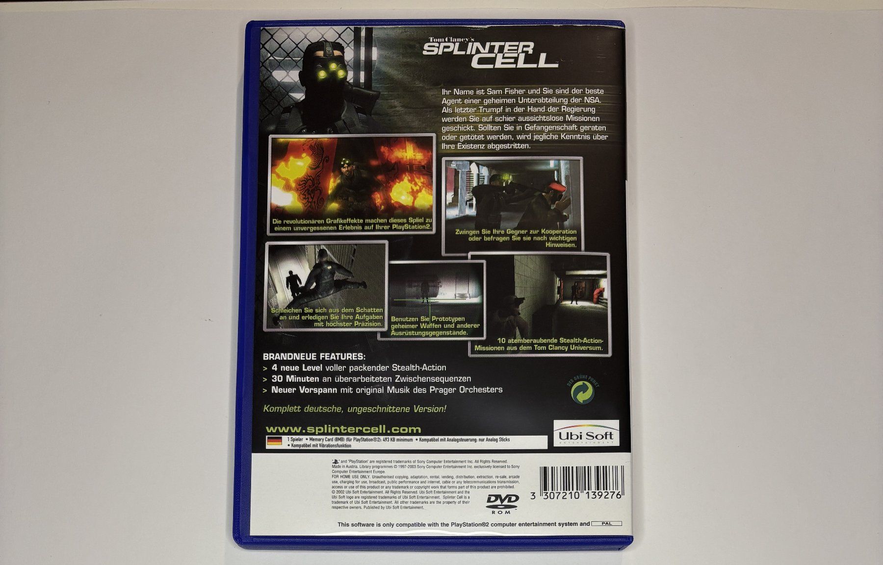 Giochi: PS2 - Tom Clancy's Splinter Cell – Usato da Allschwil venduto da Bullach 2