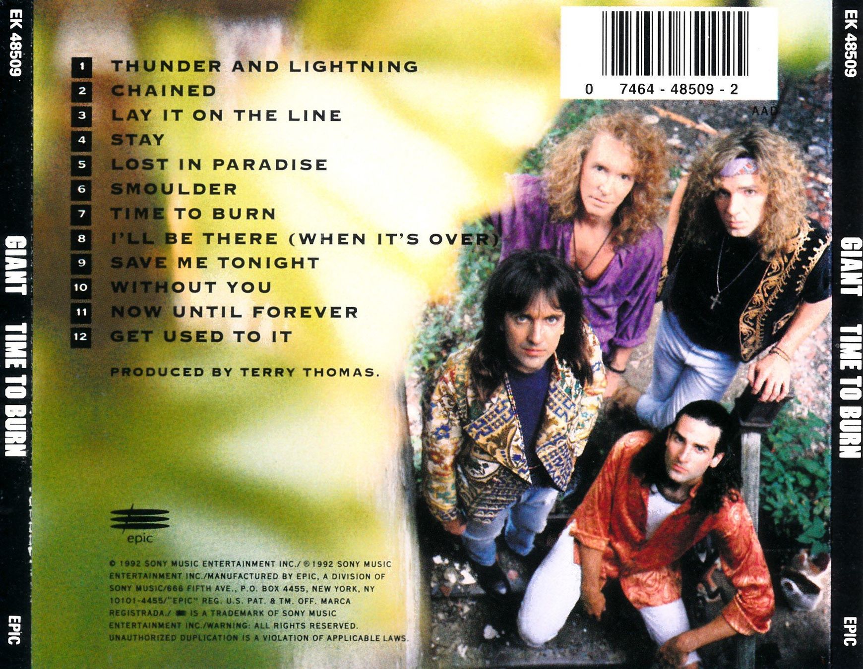 CDs: GIANT - TIME TO BURN (CD) – Gebraucht aus Hedingen von Studers 1